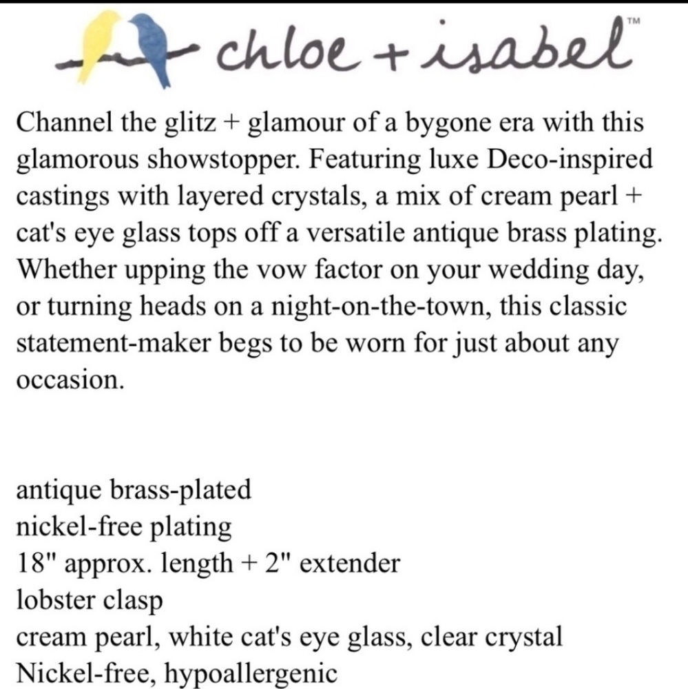 Chloe & Isabel Heirloom Pearl Deco Statement Necklace - Picture 5 of 8